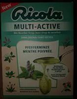 Mängden socker i Ricola multi-activ