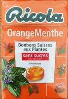 Mängden socker i Orange Menthe ( sans sucres )