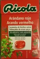Mängden socker i caramelos de hierbas suizas arándano rojo
