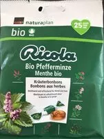 Mängden socker i Bonbons aux herbes Menthe bio