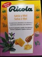 Mängden socker i Ricola salvia y miel