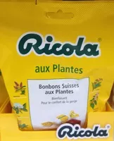Mängden socker i Bonbons suisses aux plantes