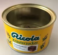 Mängden socker i Ricola Swiss Herb Candy