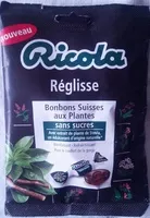 Mängden socker i Bonbons suisses Réglisse sans sucres