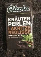 Mängden socker i Ricola Kräuter Perlen Lakritze Bonbon Oz Box 25 g