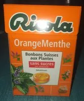 Mängden socker i Orange Menthe sans sucres avec édulcorants