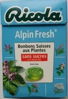 Mängden socker i Bonbons Suisses aux plantes