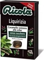 Mängden socker i Ricola Liquirizia
