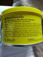 Mängden socker i Melissa limoncella