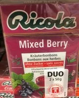 Mängden socker i Bonbon au herbed