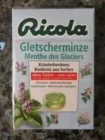 Mängden socker i Menthe des Glaciers