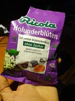 Mängden socker i Rucola Holunderblüten