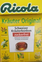 Mängden socker i Ricola Kräuter Original