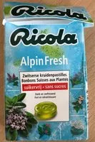 Mängden socker i Alpin Fresh