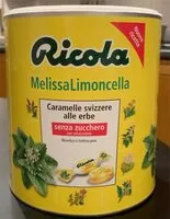 Mängden socker i Ricola Melissa Limoncella