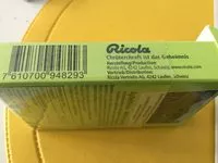 Mängden socker i Menthe pomme
