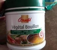 Mängden socker i Bouillon végétal