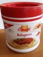 Mängden socker i Oswald bolognese