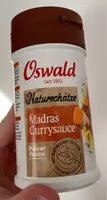 Mängden socker i Madras Currysauce