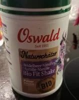 Mängden socker i Oswald bio fit shake