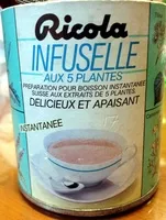 Mängden socker i Infuselle aux 5 plantes