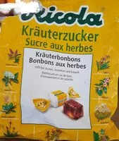 Mängden socker i Sucre aux herbes Ricola