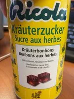 Mängden socker i Sucre aux herbes