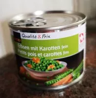 Mängden socker i Petits pois et carotte fins