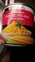 Mängden socker i Maïs doux