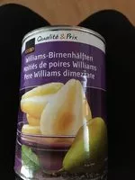 Mängden socker i Williams-Birnenhälften