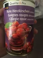 Mängden socker i Guignes rouges dénoyautées