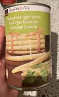 Mängden socker i Asperges blanches
