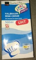 Mängden socker i Coop Demi-crème UHT