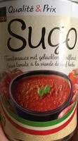 Mängden socker i Sugo sauce tomate à la viande hachée