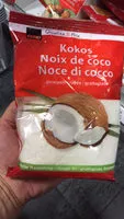 Mängden socker i Noix de coco rapee
