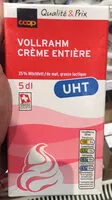 Mängden socker i Crème entière