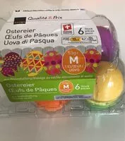 Mängden socker i œuf de pâques