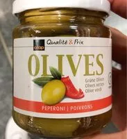 Mängden socker i Olives mit Peperoni