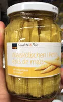Mängden socker i Qualité & Prix Petits épis de maïs au vinaigre