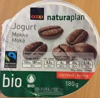 Mängden socker i Yogourt Moka Bio, ferme