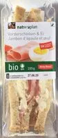 Mängden socker i Sandwich Jambon d'épaule-oeuf