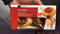 Mängden socker i Petit pâtés en croûte vaudois