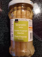 Mängden socker i Pointes d'asperges blanches