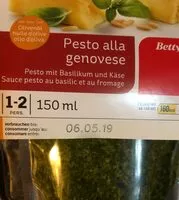 Mängden socker i Pesto au basilic et au fromage
