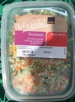 Mängden socker i Brunoise Mélange de légumes