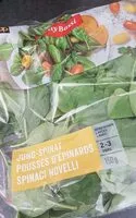 Mängden socker i Pousses d'épinards