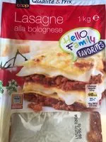 Mängden socker i Lasagne alla bolognese