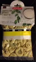 Mängden socker i Tortelloni Spinaci E Ricota