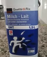 Mängden socker i Lait entier UHT