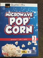 Mängden socker i Pop corn